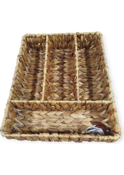 Luxury Hasır Dikdörtgen Kaşıklık (35CM x 28CM x 8cm) 1 Adet