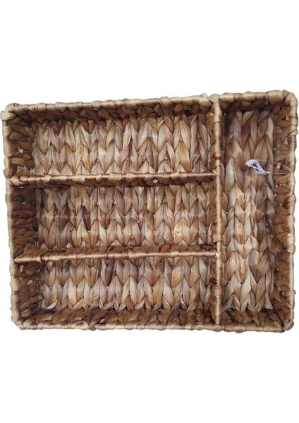 Luxury Hasır Dikdörtgen Kaşıklık (35CM x 28CM x 8cm) 1 Adet
