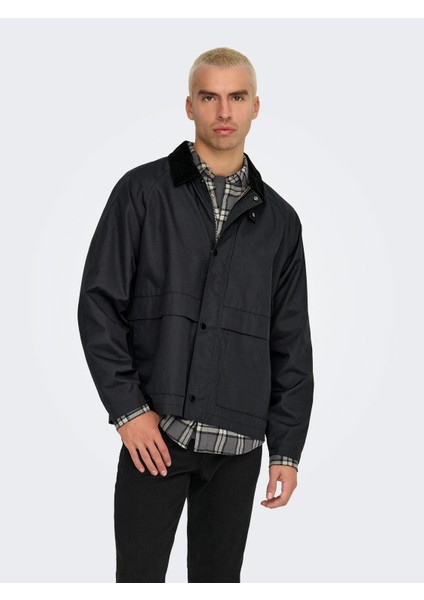 Onskosmo Jacket Otw Vd Siyah Erkek Ceket 22031626