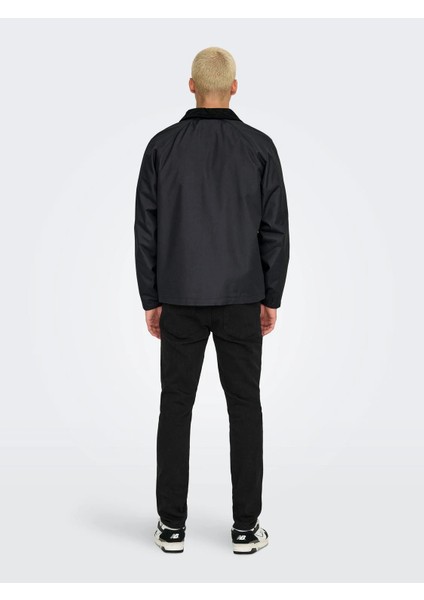 Onskosmo Jacket Otw Vd Siyah Erkek Ceket 22031626