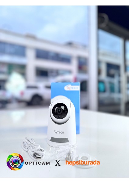 X60 Wi-Fi 360 Derece 3mp Bebek/ofis/ev Kamerası