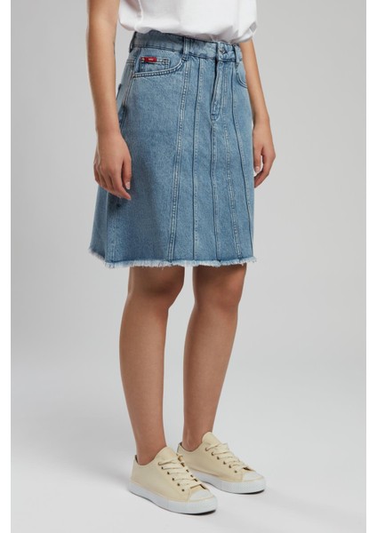 Kaylie Kadın Jean Etek Denim fiyatları