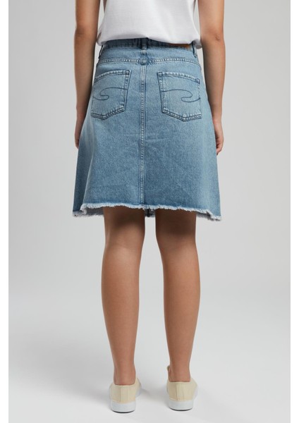 Kaylie Kadın Jean Etek Denim modelleri