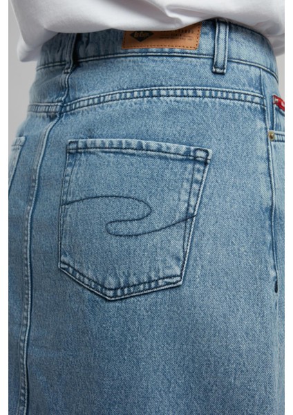 Kaylie Kadın Jean Etek Denim fırsatları