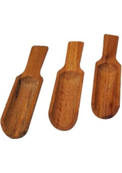 Luxury Bambu Baharat Kürek Kaşığı 6 Adet 1 Adet