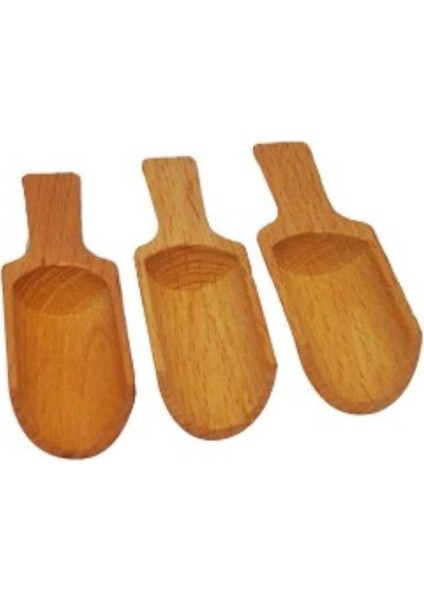 Luxury Bambu Baharat Kürek Kaşığı 6 Adet 1 Adet