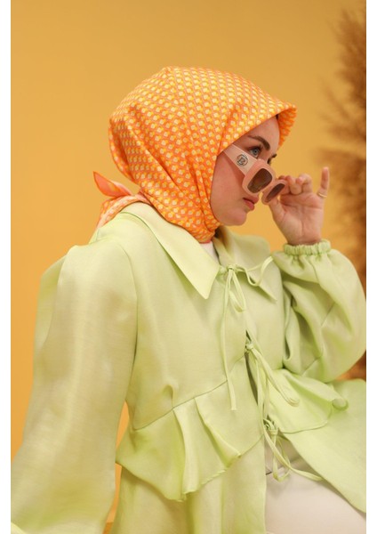 Tivil Ipek Eşarp IST11438-37 Turuncu-Somon fiyatları