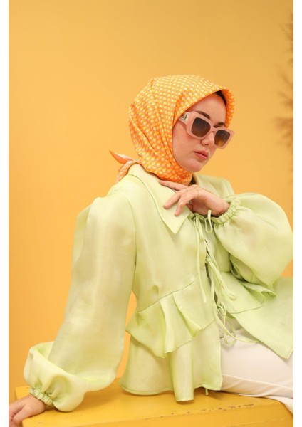 Tivil Ipek Eşarp IST11438-37 Turuncu-Somon fırsatları