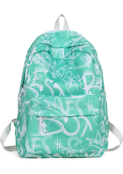 Erkek ve Kız Çocukları Için Büyük Kapasiteli Graffiti Sırt Çantası (Yurt Dışından)