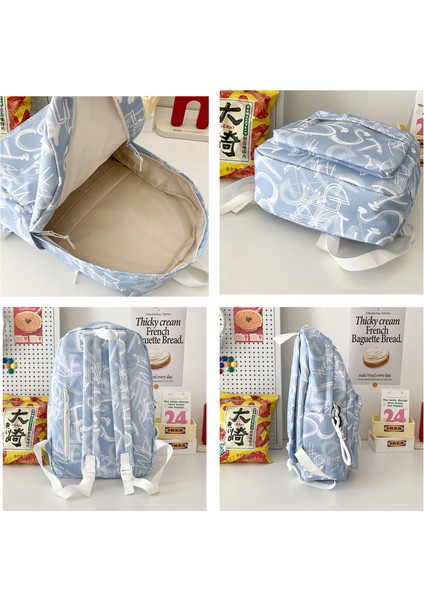 Erkek ve Kız Çocukları Için Büyük Kapasiteli Graffiti Sırt Çantası (Yurt Dışından) modelleri