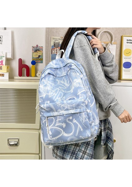 Erkek ve Kız Çocukları Için Büyük Kapasiteli Graffiti Sırt Çantası (Yurt Dışından) fırsatları