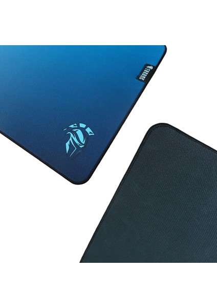 Deep Blue 80X30CM Hybrid (Control + Speed) Kumaş - 4mm Kalınlık - Özel Yüzey Altı Dikiş - Kaydırmaz Zemin XL Premium E-Sport Gaming Mousepad