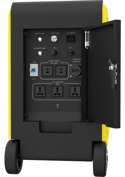3.6kw Mobil ve Taşınabilir Güç Kaynağı
