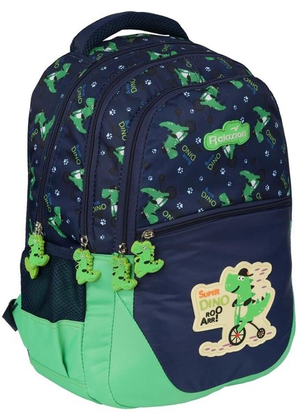 Relaxion Erkek Çocuk 4 Bölmeli Beslenmeli Suya Dayanıklı Ilkokul Sırt Çantası 13SYG50YEŞILDINAZOR modelleri
