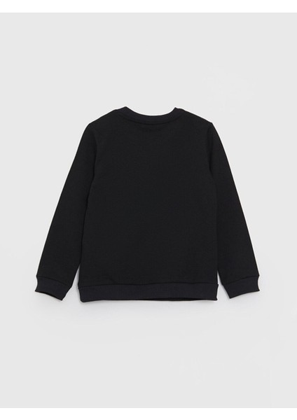 Bisiklet Yaka Baskılı Uzun Kollu Kız Çocuk Sweatshirt fiyatları