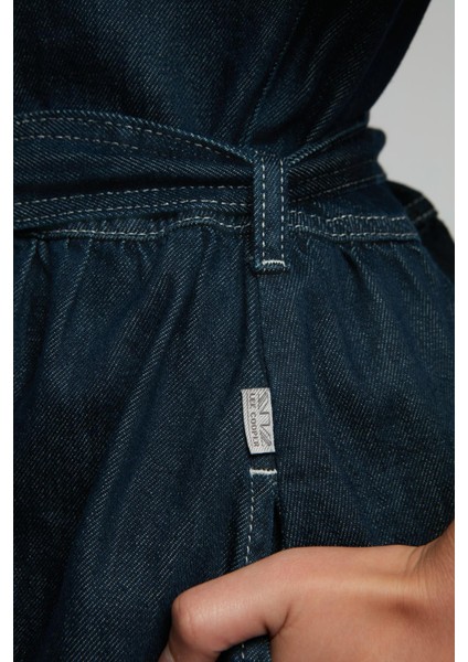 Maya 1 Kadın Jean Elbise Denim