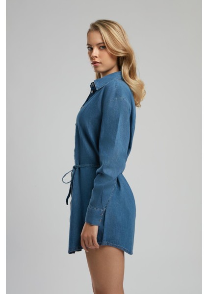 Hana Kadın Jean Elbise Denim modelleri
