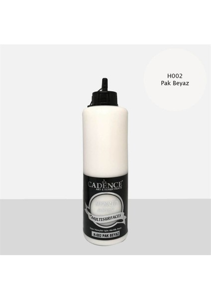 H002 Pak Beyaz Hibrid Akrilik Hobi Boyası 500 ml