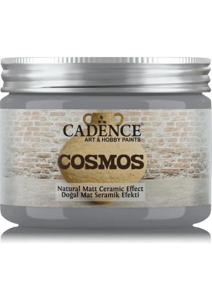 Cosmos Doğal Mat Seramik Efekt Cs-11 Duman Gri 150 ml