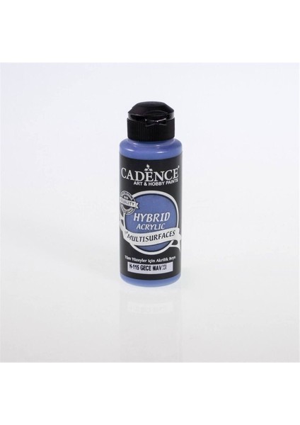H 115 Gece Mavisi Hibrid Akrilik Hobi Boyası 120 ml