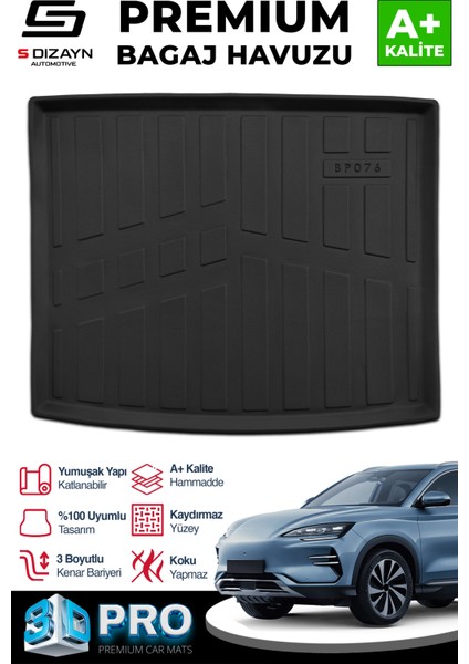 Byd Seal-U 3D Pro Bagaj Havuzu 2024 Üzeri A+ Kalite