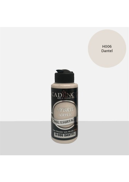 H 006 Dantel Hibrid Akrilik Hobi Boyası 120 ml