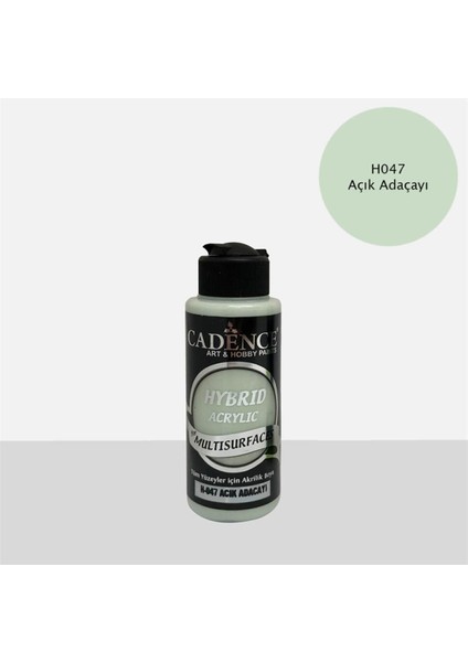 H 047 Açık Ada Çayı Hibrid Akrilik Hobi Boyası 120 ml