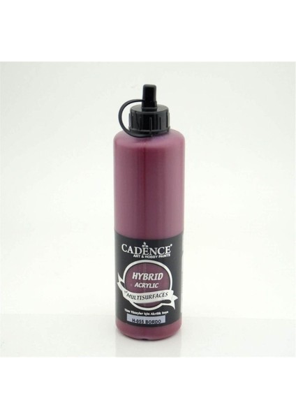 H055 Bordo Hibrid Akrilik Hobi Boyası 500 ml