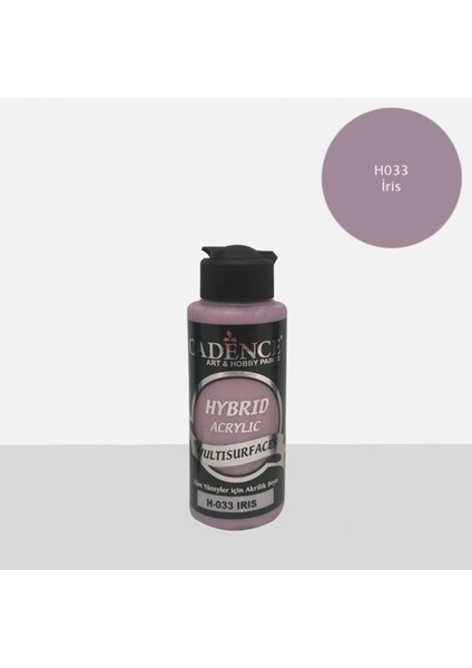 Hibrit Multisurface Akrilik Boya 120 ml H033 Irıs