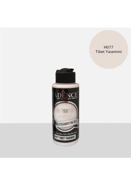 H 077 Tibet Yasemini Hibrid Akrilik Hobi Boyası 120 ml