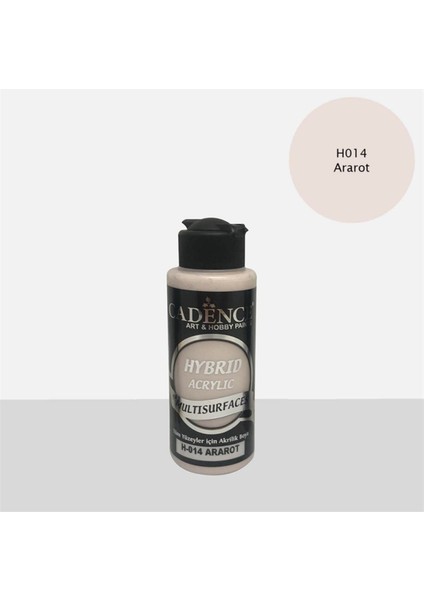 H 014 Ararot Hibrid Akrilik Hobi Boyası 120 ml