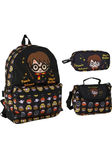Harry Potterokul Çantası-Beslenme ve Kalem Çantası Seti