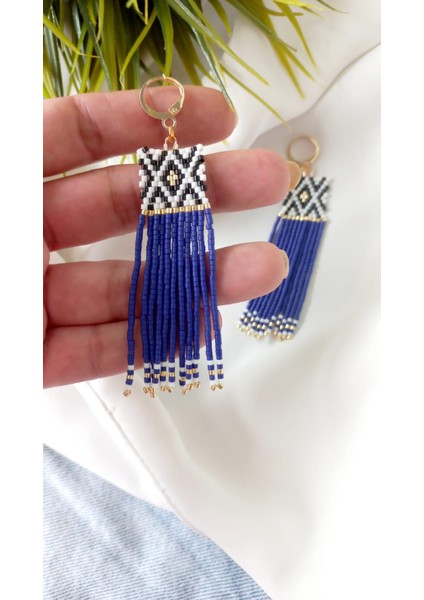 Miyuki Geometrik Tasarım Küpe