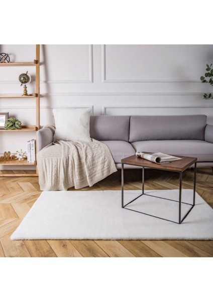 Tavşan Tüyü Post Puffy Beyaz