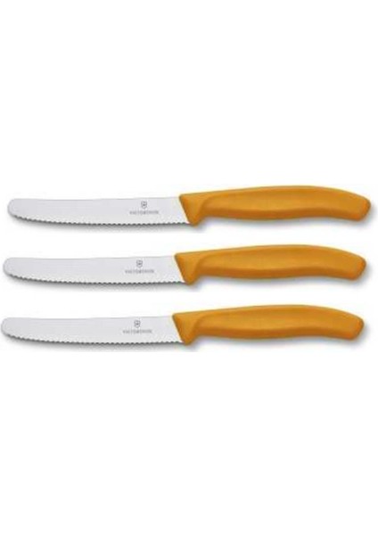 ​​​​​​​​​​​​​​​​​​​​​​​​​​​​​​victorinox 6.7836.L119 Swissclassic 11CM Domates & Sosis Bıçağı 3 Lü Set