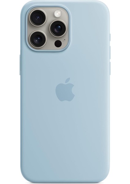 iPhone 15 Pro Max Için Magsafe Özellikli Silikon Kılıf - Açık Mavi MWNR3ZM/A ​​​​​​​ fiyatları