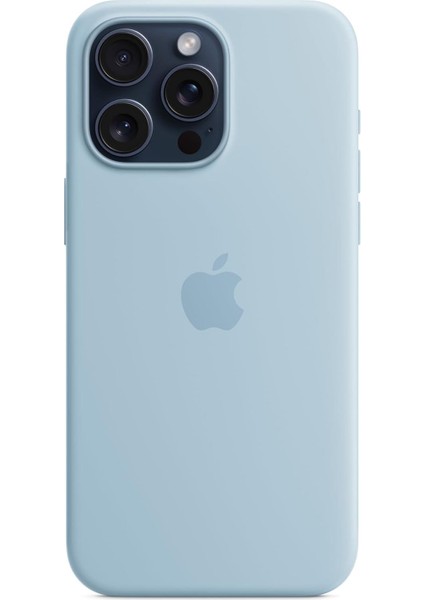 iPhone 15 Pro Max Için Magsafe Özellikli Silikon Kılıf - Açık Mavi MWNR3ZM/A ​​​​​​​ fırsatları