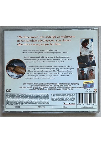 Akdeniz Mediterraneo VCD (Orijinal Dönem Baskı Vcd) fiyatları