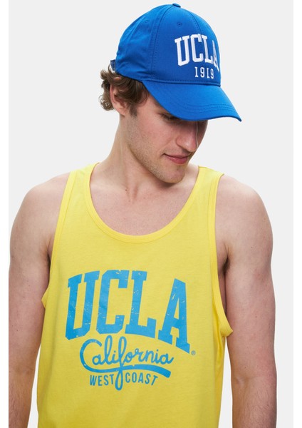 Pebble Açık Sarı Sıfır Kol Oversize Baskılı Oversize Erkek Tshirt fiyatları