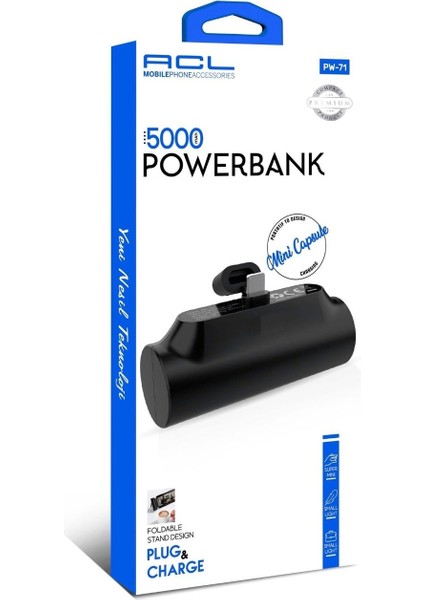Ensiga Type-C Yeni Nesil 5.000 Mah Lightning Uyumlu Mini Cep Boy Powerbank fiyatları