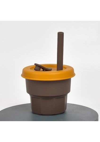 Saman Kupası Kahverengi Kupası + Zerdeçal Kapak 300ML (Yurt Dışından) indirimleri