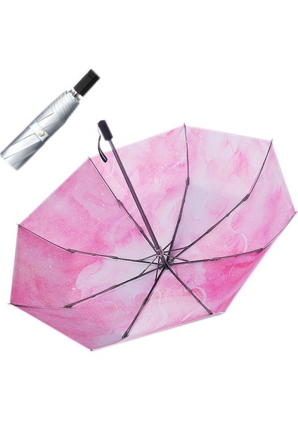 Anti-Ultraviyole Katlanır Şemsiye Otomatik Yıldız Rüyası (Yurt Dışından)
