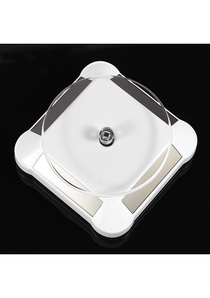 110*110*50MM Güneş Vitrin Otomatik Dönen Stand 360 Döner Tabla Kolye Bilezik Saat Ekranı Beyaz (Yurt Dışından) fiyatları