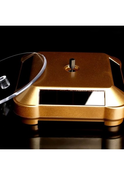 110*110*50MM Güneş Vitrin Otomatik Dönen Stand 360 Döner Tabla Kolye Bilezik Saat Ekranı Beyaz (Yurt Dışından) modelleri