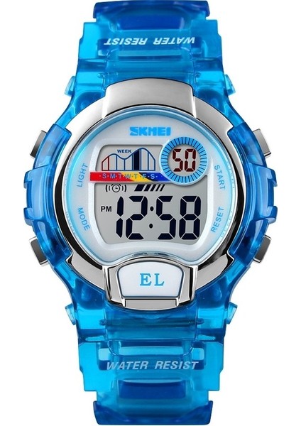 Skmeı 1450 Kadınlar LED Işık ile Şeffaf Dijital Izle 50M Su Geçirmez Spor Izle Mavi (Yurt Dışından) fiyatları