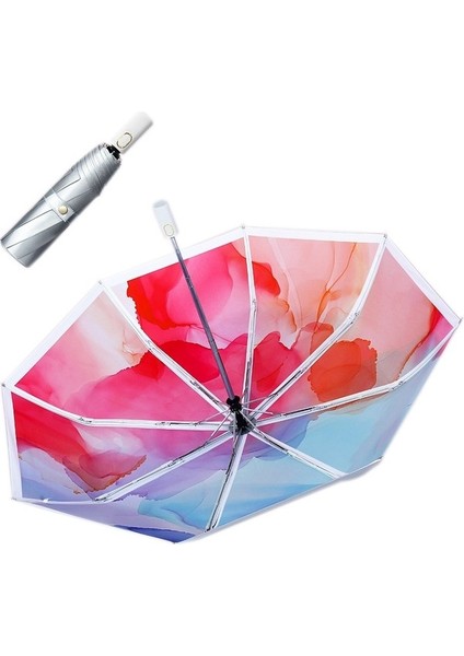 Anti-Ultraviyole Katlanır Şemsiye Otomatik Yıldız Rüyası (Yurt Dışından)