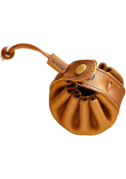 El Yapımı Üst Katman Sığır Derisi Öğrenci Para Çantası (Yurt Dışından)