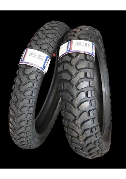Set 90/90B21 54H ve 120/80B18 62T Enduro Trail E07 Plus Tl Ön Arka Takım (2022)