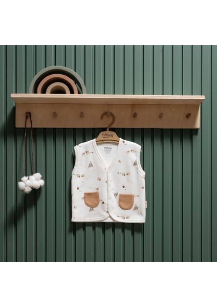 Tiffany Baby Happy Lambs Organik Theme Yelek 33005