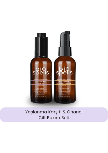 Yaşlanma Karşıtı & Onarıcı Cilt Bakım Seti